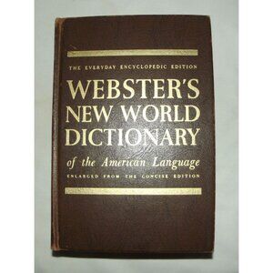 Webster's New World Dictionary of the American Language, Encyclopedic 1967 vtg